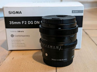 Sigma 35mm f2 Dg dn Sony a7 c iii objektiv