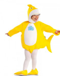 Rumen otroski pustni kostum baby shark 3-4 leta