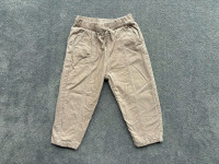 Zara otroške žametne podložene hlače, št. 98 (2-3 leta)