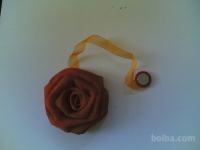 Magnetska roza za hisna zavesa 2 kom oranzne