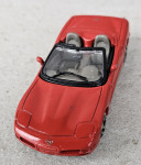 BURAGO  Red Chevrolet Corvette 1/43 Made in Italy avtomobilček