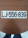 Avtomobilska Registerska tablica Jugoslavije