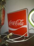 Svetleča reklamna tabla Coca Cola - Vintage iz 70ih