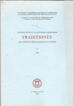 Zbornik inštituta za slovensko narodopisje: Traditiones