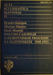 Duhovniški procesi na Slovenskem 1945-1953 / Branko Kurnjek, 1999