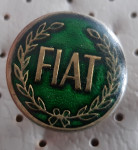 Značka Avtomobili FIAT logo zelena