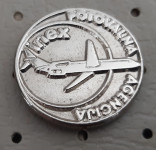Značka Inex Adria potovalna agencija DC9 srebrna