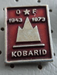 Značka NOB OF Kobarid 1943/1973 osvobodilna fronta