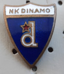 Značka Nogometni klub NK Dinamo Zagreb emajlirana starejša