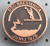 Značka RŠC Brestanica junij 1978