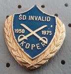 Značka ŠD Invalid Koper 1950/1975