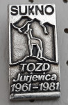 Značka Sukno tozd Jurjevica 1961/1981