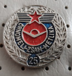 Značka ZŠAM Črnomelj Metlika 25 let zveza šoferjev in avtomehanikov