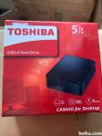 Toshiba trdi disk 5 TB, USB 3.0 povezljivost - NOV
