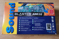Creative Sound Blaster AWE32 CT3900 8MB RAM komplet v škatli