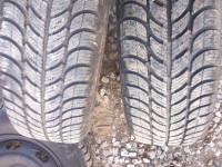 15-col, rabljene zimske pnevmatike, 195/65 r15 2x 6mm 2x 7,7mm