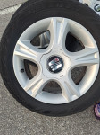 Alu platisca 5 x100 z gumami Semperit 195/55/15 poletna Količina: 4