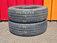 2-KOSA Letnih pnevmatik Michelin AGILIS CAMPING 225 / 75  R 16