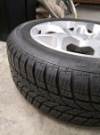 Pnevmatike z platišči Hankook zimske. Količina: 4