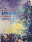 EVROPA, delovni zvezek za geografijo za 2. in 3. letnik