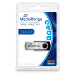 128GB MEDIARANGE MR913 črno-srebrn ključek