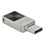 DELOCK Mini USB 3.2Gen1 USB-C pomnilniški ključek 128 GB kovinsko ohiš
