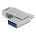 KLJUBIČEK DELOCK USB 3.2 Gen 1 USB-C + Type-A pomnilniški ključek 64 G