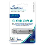 MR938 128 GB USB ključek USB-A / USB-C, USB 3.2 Gen 1, srebrn