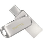 STICK 128GB USB 3.1 SanDisk Ultra Dual Drive Luxe Type-C srebrna