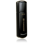USB KLJUČEK 32GB USB 2.0 Transcend JetFlash 350 črne barve