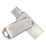 USB KLJUČEK 512 GB USB 3.1 Sandisk Ultra Dual Drive Luxe Type-C srebrn