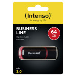USB KLJUČEK 64 GB USB2.0 Intenso 64 GB USB 2.0 tip A črno-rdeč
