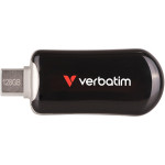 USB-ključek Verbatim Plectra 128 GB, črn, USB-C, 30225