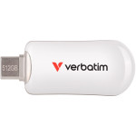 USB-ključek Verbatim Plectra 512 GB, bel, USB-C, 30231