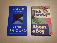 Knjige za maturo angleščina, About a boy, Never let me go