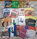 Raznorazni učbeniki za vsa 4 leta gimnazije in maturo