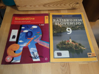 Slovenščina 9  in Raziskujem Slovenijo delovna zvezka za 9 razred