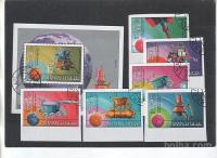 AJMAN - KOZMOS, VESOLJE-serija 6 znamk+ blok* nezob.- (msmk)