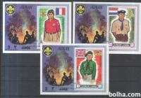 AJMAN - SKAVTI, 3 bloki* - (msmk)