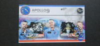 Apollo 9, vesolje - Burkina Faso 2023 - blok 2 znamk, žigosan (Rafl01)