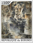 BURUNDI 2022 UMETNOST PABLO PICASSO SLIKARSTVO ** znamka 3