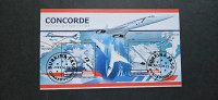 Concorde, letala - Burkina Faso 2023 - blok 2 znamk, žigosan (Rafl01)