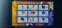 Disney & živali (I) - Ruanda 2011 - blok 9 znamk, žigosan (Rafl01)