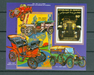 Džibuti 1983 avtomobili Mercedes blok 85B MNH** 12% Michela