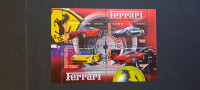 Ferrari, avtomobili (I) - Čad 2012 - blok 4 znamk, žigosan (Rafl01)