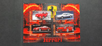 Ferrari, avtomobili - Čad 2013 - blok 4 znamk, žigosan (Rafl01)