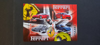 Ferrari, avtomobili (II) - Čad 2012 - blok 4 znamk, žigosan (Rafl01)
