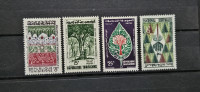 gozdarstvo -Tunizija 1960 - Mi 567/570 - serija, čiste (Rafl01)