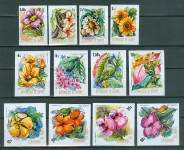 Gvineja 1974 flora serija B688-699 MNH** 15% Michela
