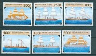 Gvineja 1997 ladje serija MNH**